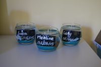 Bougie en gel Naissance personnalisable