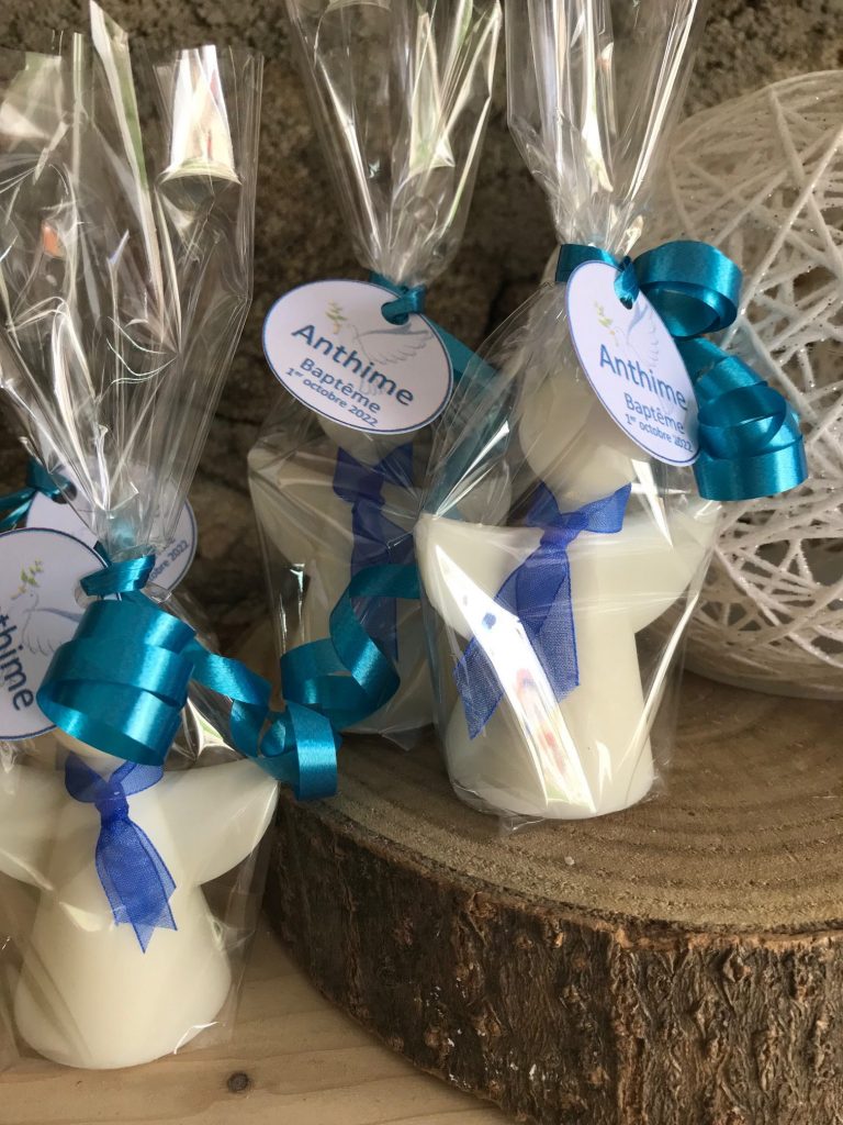 bougie baptême communion