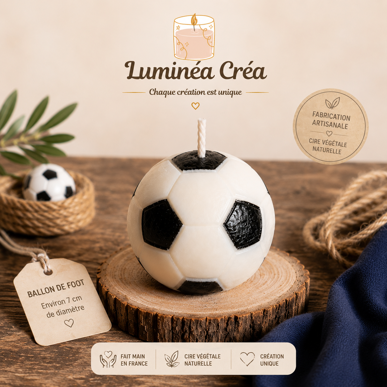 bougie ballon de foot bougie ballon de foot